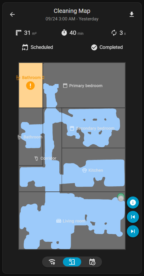 Cleaning Map