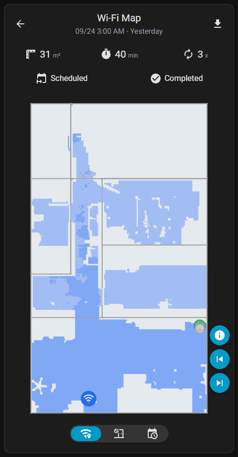 Cleaning Wi-Fi Map