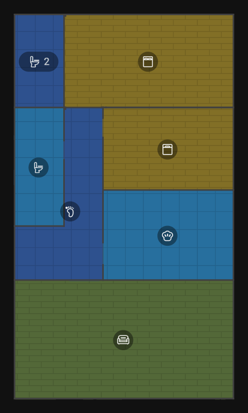 Map Display Floor Plan Without Texture