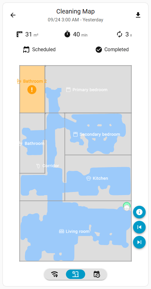 Cleaning Map