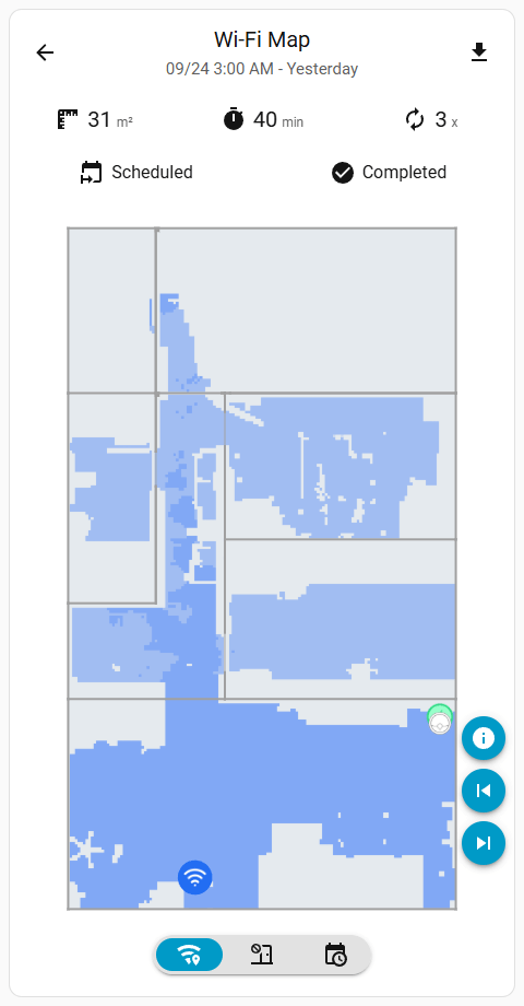 Cleaning Wi-Fi Map