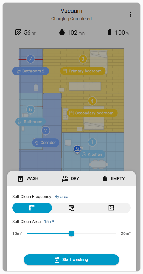Self-Clean Frequency